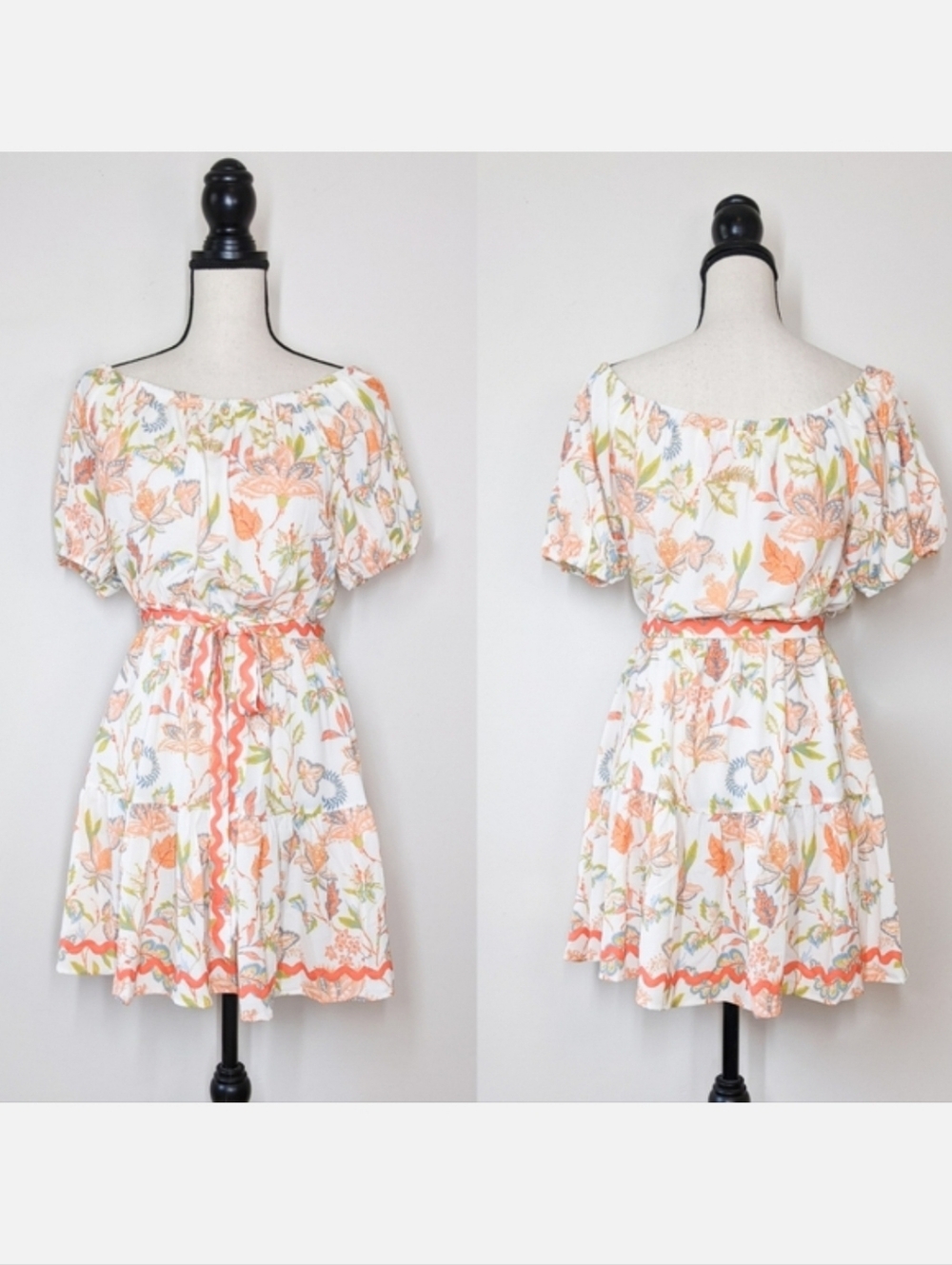 🦋LAST🦋 NWT Flying Tomato Ivory Floral Dress, Size Medium